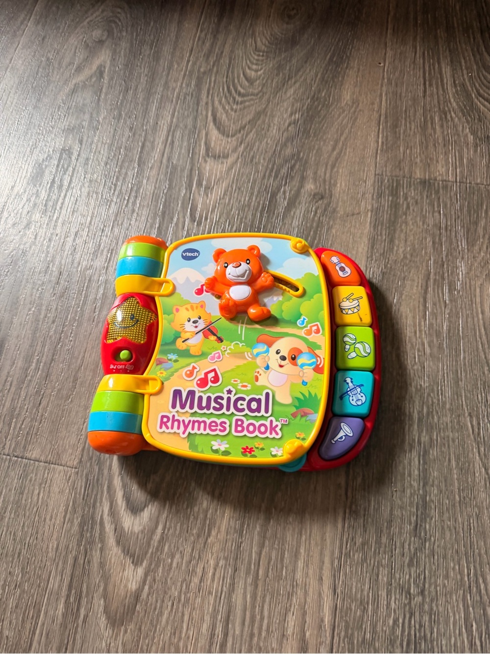 VTech Musical Rhymes Book - Bright Multi-Color Interactive Toy